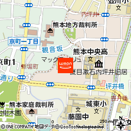 マックスバリュ内坪井店付近の地図