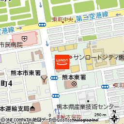 明屋書店　サンロードシティ　熊本店付近の地図