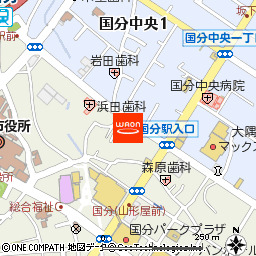 揚立屋国分店付近の地図