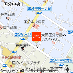 マックスバリュ国分店付近の地図