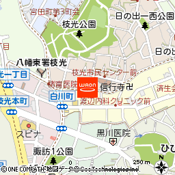 ほしの薬局　日の出店付近の地図