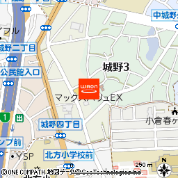 マックスバリュエクスプレス城野店付近の地図