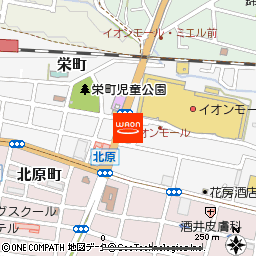 イオン都城駅前店付近の地図