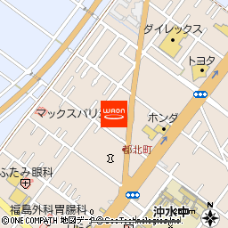 マックスバリュ都北店付近の地図