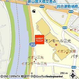 イオンバイク三光店付近の地図