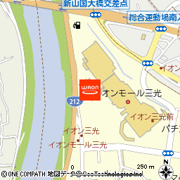 イオンバイク三光店付近の地図