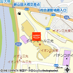 イオン三光店付近の地図