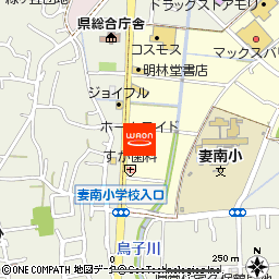 ホームワイド西都店付近の地図