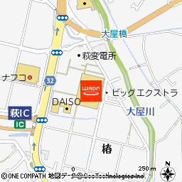 ザ・ビッグエクストラ萩店付近の地図