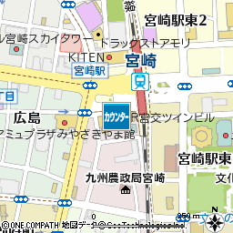 アミュプラザみやざき付近の地図