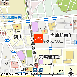 マックスバリュ宮崎駅東店付近の地図