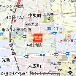 そうごう薬局　別府秋葉店付近の地図