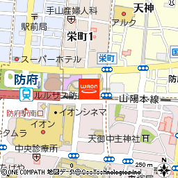 タマシゲ楽器　ルルサス店付近の地図