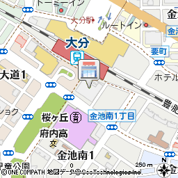 大分ガスショールーム　アスク大分付近の地図