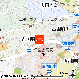 コスメドラッグファン古国府店付近の地図