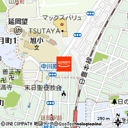 岡田花店付近の地図