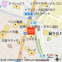カヤシマ延岡店付近の地図