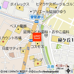 カヤシマ延岡店付近の地図