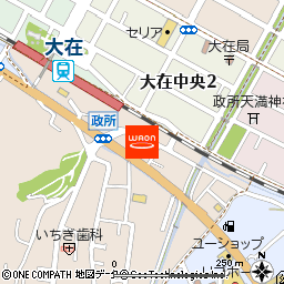 とり善　大在店付近の地図