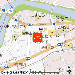 ホームワイド臼杵店付近の地図