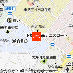 果子乃季下松店付近の地図