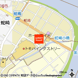 ホームワイド佐伯南店付近の地図