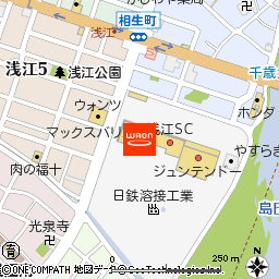 マックスバリュ浅江店付近の地図