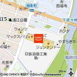 果子乃季浅江店付近の地図