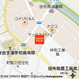 マックスバリュ田布施店付近の地図