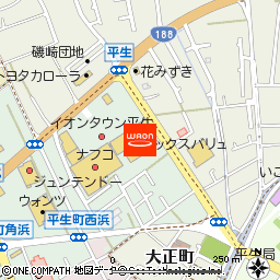 マックスバリュ平生東店付近の地図