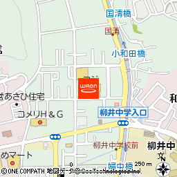 フジ柳井店付近の地図