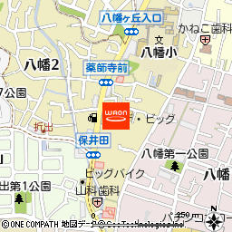 ザ・ビッグ五日市店付近の地図