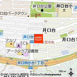 フジ井口店付近の地図