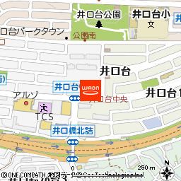 フジ井口店付近の地図