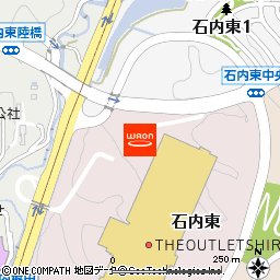 イオンスタイル西風新都付近の地図
