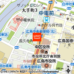 カンプリ広島大手町店付近の地図