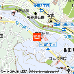 そうごう薬局　安川通り店付近の地図