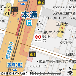 広島支店付近の地図