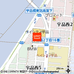 メガスポーツ広島店付近の地図