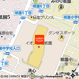 スポーツオーソリティ広島祗園店付近の地図