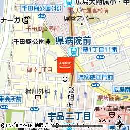 イオンみゆき店付近の地図