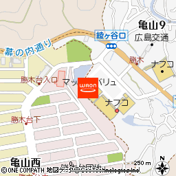 マックスバリュ可部西店付近の地図