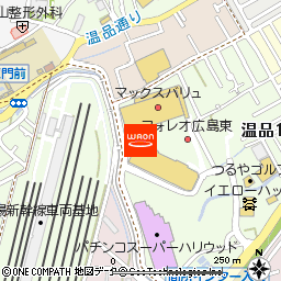 イトウゴフク　温品店付近の地図