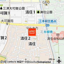 マルナカ清住店付近の地図