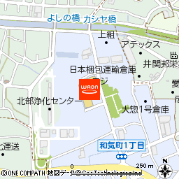フジ和気店付近の地図