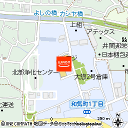 フジ和気店付近の地図