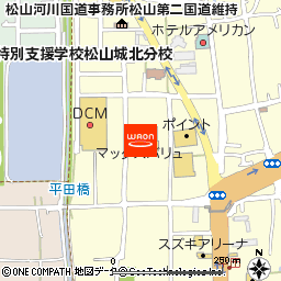 マックスバリュ平田店付近の地図