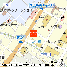 スカイオート付近の地図