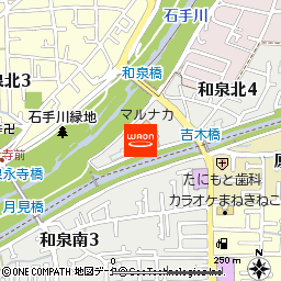 マルナカ和泉店付近の地図