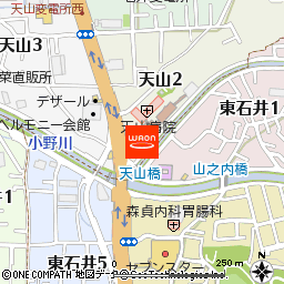 ハッピー薬局　天山店付近の地図